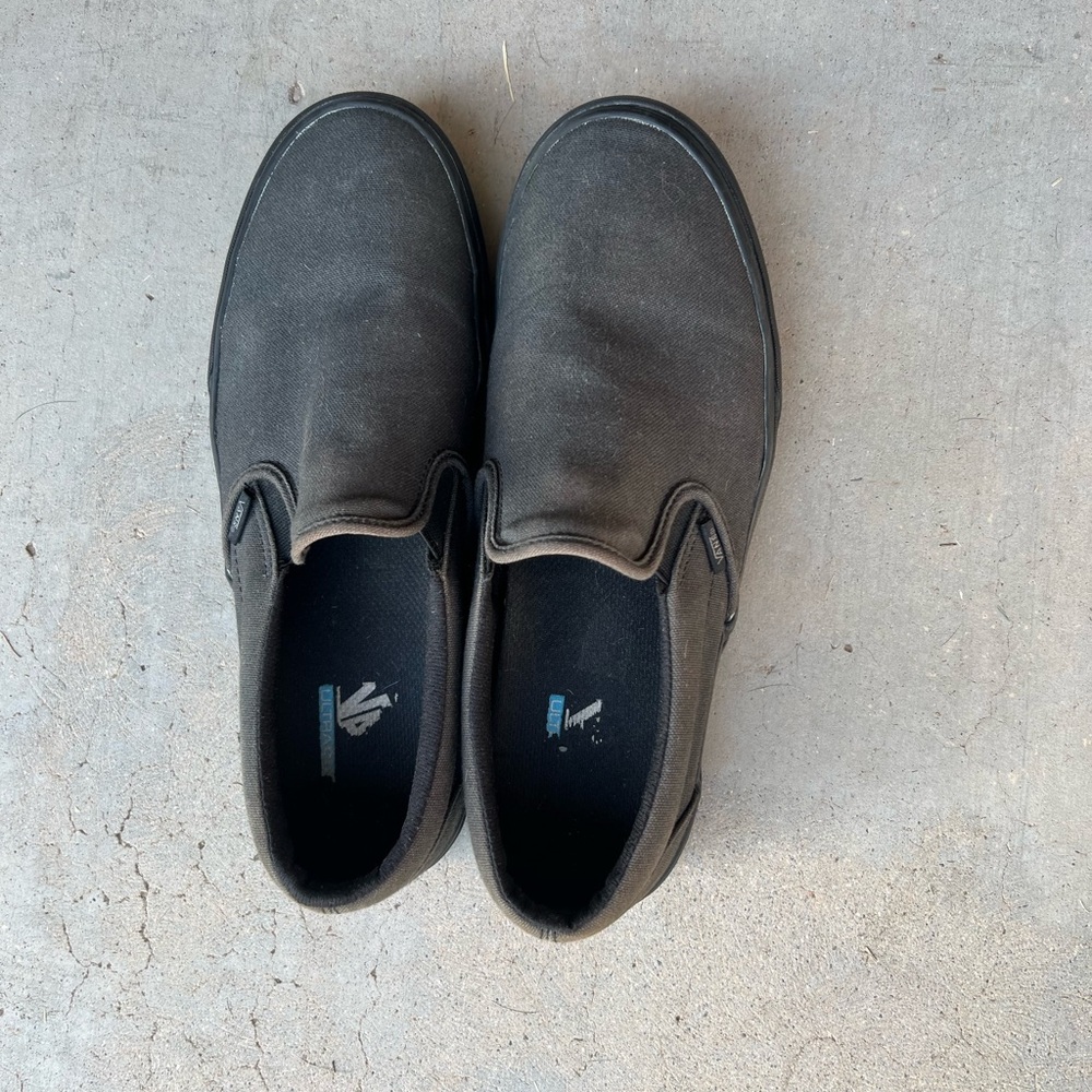 Vans Classic Black Slip-Ons Men's